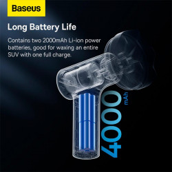 Портативна машинка для полірування автомобіля Baseus NeoPower Wireless Mini Car Waxer Lite