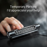 Візитка BASEUS на панель автомобіля Temporary Parking number Card (ACNUM-01)