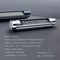 Візитка BASEUS на панель автомобіля Temporary Parking number Card (ACNUM-01)