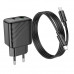 Адаптер мережевий HOCO Type-C to Type-C cable Sunlight dual-port charger CS23A |1USB/1Type-C, 30W/3A, PD/QC|