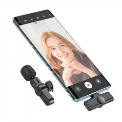 Мікрофон Borofone Type-C Trophy Lavalier wireless digital microphone BFK12 |2.4G, 6h|