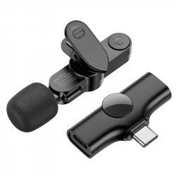 Мікрофон Borofone Type-C Trophy Lavalier wireless digital microphone BFK12 |2.4G, 6h|