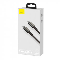Кабель BASEUS Type-C to Type-C Tungsten Gold Fast Charging |2m, 100W, 5A| (CATWJ-A01)