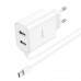 Адаптер мережевий Hoco Type-C Cable Courser dual-port charger C103A |2USB, 2.1A|