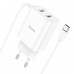 Адаптер мережевий Hoco Type-C Cable Courser dual-port charger C103A |2USB, 2.1A|