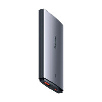 Адаптер мережевий Baseus Gan5 Pro Ultra - Slim Fast Charger C + U 65W (Overseas Edition) (CCGP150113)