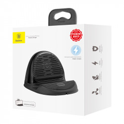 Зарядка QI BASEUS Silicone Horizontal Desktop |QC, 10W| (WXHSG-02)