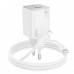 Адаптер мережевий Hoco Type-C to Lightning cable Almighty charger N41 |1USB/1Type-C, 20W/3A, PD/QC|