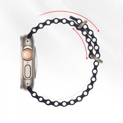 Ремінець HOCO iWatch WA12 Original series marine double buckle silicone strap (42/44/45 / 49mm)