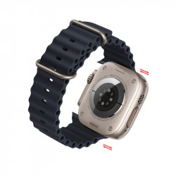 Ремінець HOCO iWatch WA12 Original series marine double buckle silicone strap (42/44/45 / 49mm)