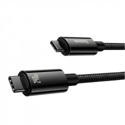 Кабель Baseus Tungsten Gold Fast Charging Data Cable Type-C to Type-C |240W, PD3.1, 1m|