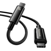 Кабель Baseus Tungsten Gold Fast Charging Data Cable Type-C to Type-C |240W, PD3.1, 1m|