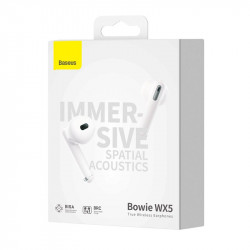 Навушники BASEUS CN Bowie WX5 True Wireless Earphones |BT5.3, 40/400mAh,ENC, 6.5h|
