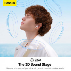Навушники BASEUS CN Bowie WX5 True Wireless Earphones |BT5.3, 40/400mAh,ENC, 6.5h|