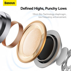 Навушники BASEUS CN Bowie WX5 True Wireless Earphones |BT5.3, 40/400mAh,ENC, 6.5h|