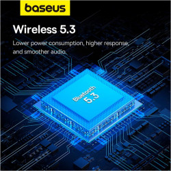 Акустика BASEUS Aequr DS10 Mini Soundbar (battery) |BT5.3, AUX/USB, OTA, RGB, 2.5Wx2|