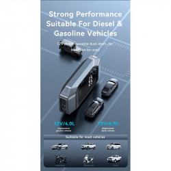 Пусковий пристрій (бустер) для авто Usams Car Jump Starter - ZDB Series US-ZB284 |8000mAh, 500-1000A|