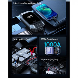 Пусковий пристрій (бустер) для авто Usams Car Jump Starter - ZDB Series US-ZB284 |8000mAh, 500-1000A|
