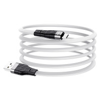 Кабель Hoco Micro USB Angel silicone charging data cable X53 |1m, 2.4A|