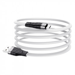 Кабель Hoco Micro USB Angel silicone charging data cable X53 |1m, 2.4A|