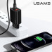 Адаптер мережевий USAMS T35 Fast Charger US-CC121 |1USB/1Type-C, 20W, PD3.0/QC|