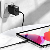 Адаптер мережевий USAMS T39 Single Port PD Fast Charger US-CC131 |1Type-C, 20W, PD3.0|