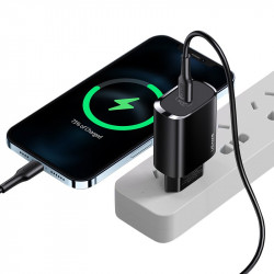 Адаптер мережевий USAMS T39 Single Port PD Fast Charger US-CC131 |1Type-C, 20W, PD3.0|