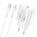 Адаптер мережевий Hoco Type-C to Lightning Cable Jetta charger set N22 |Type-C, 25W/3A, PD|