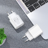 Адаптер мережевий Hoco Type-C to Lightning Cable Jetta charger set N22 |Type-C, 25W/3A, PD|