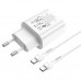 Адаптер мережевий HOCO Type-C to Type-C Cable Jetta charger set N22 |Type-C, 25W/3A, PD|
