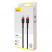 Кабель BASEUS Type-C to Type-C flash charging Cafule |2M, PD2.0 100W, (20V 5A)| (CATKLF-AL91)
