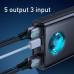 УМБ BASEUS Amblight Digital Display Quick Charge Power Bank 30000mAh |4USB/Type-C/Lightning, 65W/5A, PD/QC| (P10022400112-01)