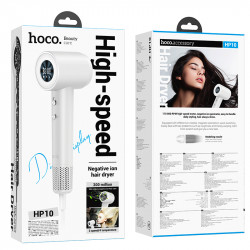 Фен Hoco high-speed negative ion hair dryer with digital display HP10 |2 speed, 4 temperatures|