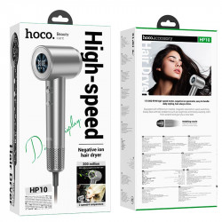 Фен Hoco high-speed negative ion hair dryer with digital display HP10 |2 speed, 4 temperatures|