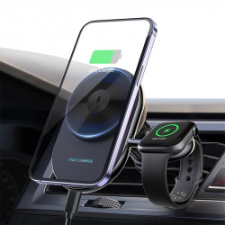 Тримач 2in1 semiconductor cooling MagSafe Wireless Charger XYJ S17 |Phone, Apple Watch|