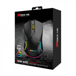Миша ігрова XTRIKE ME GW - 610 gaming Mouse RGB |800-8000 6 step DPI, 2.4G/Type-C|