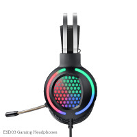 Навушники НОСО Gaming LED Headphones ESD03