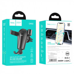 Тримач Hoco Gold shield air outlet gravity holder CA92