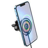 Тримач HOCO Discovery Edition multipurpose magnetic Car wireless charger CW42 |Qi, 5-15W|
