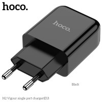 Адаптер мережевий HOCO Vigour N2 |1USB, 2.1A| (Safety Certified)