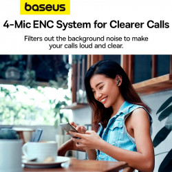 Навушники Baseus Bowie M1 True Wireless Earphones |BT5.2, 35/400mAh, 4.5H, ANC|