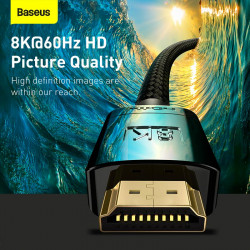 Кабель Baseus High Definition Series HDMI 8K to HDMI 8k Adapter Cable (Zinc alloy) |1m|