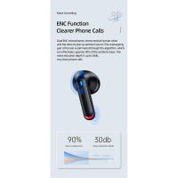 Навушники Bluetooth USAMS TWS NX10 |BT5.2, 35/320mAh, 5h|