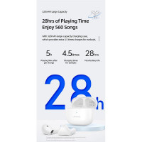 Навушники Bluetooth USAMS TWS NX10 |BT5.2, 35/320mAh, 5h|