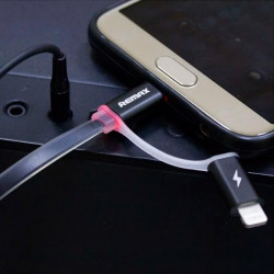 Кабель combo Micro USB + Lightning REMAX Aurora RC-020t