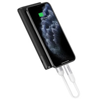 Кабель Hoco Combo Lightning + Type-C Cool Silicone U87 |2.4A, 0.2M|