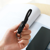 Кабель Hoco Combo Lightning + Type-C Cool Silicone U87 |2.4A, 0.2M|