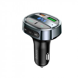 Адаптер автомобільний Hoco car BT FM transmitter E70 |2USB/Type-C, PD/QC, 30W/3A|