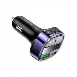 Адаптер автомобільний Hoco car BT FM transmitter E70 |2USB/Type-C, PD/QC, 30W/3A|