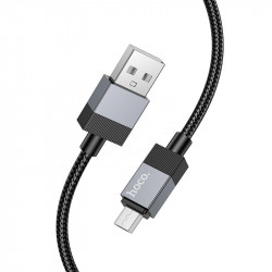 Кабель Hoco Micro USB Honorific charging data cable X110 |1m, 2.4A|